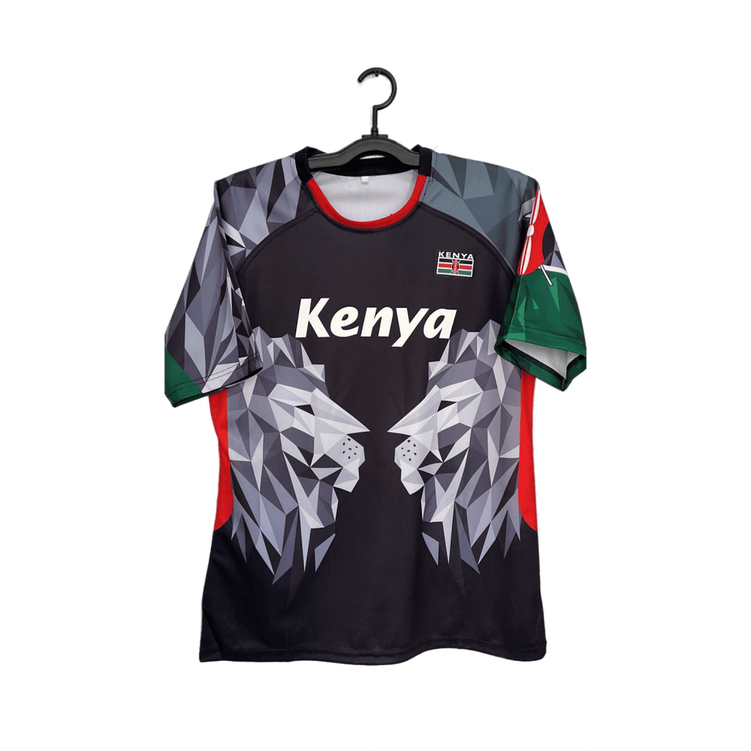Black Kenya Rugby Jersey 22-23