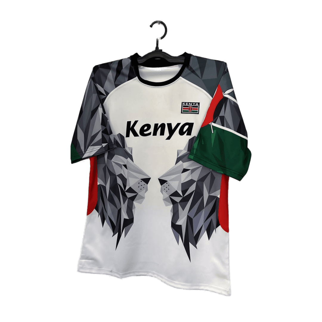 White Kenya Rugby Jersey 22-23